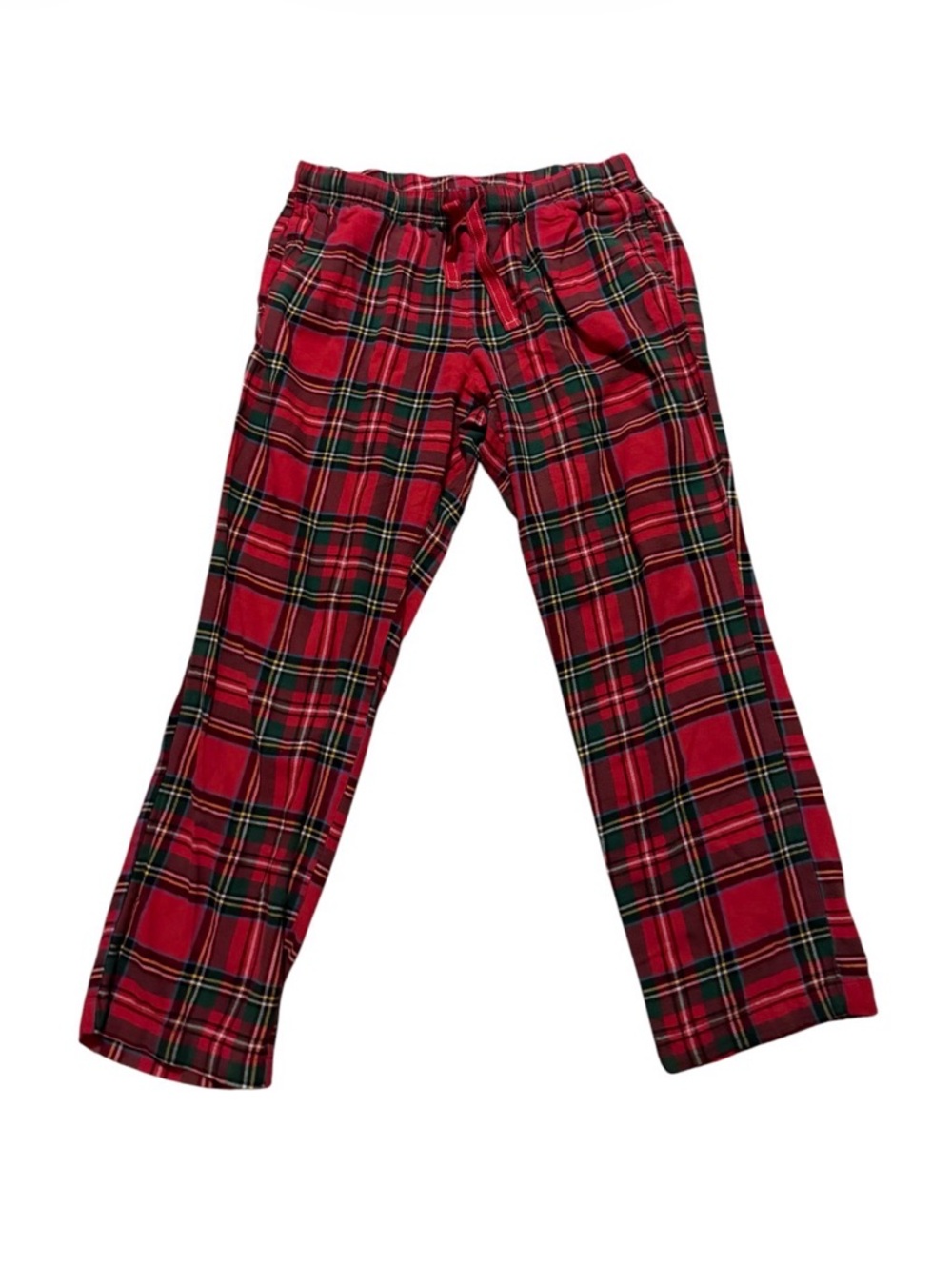 Old Navy Red Plaid Cotton Pajama Pants